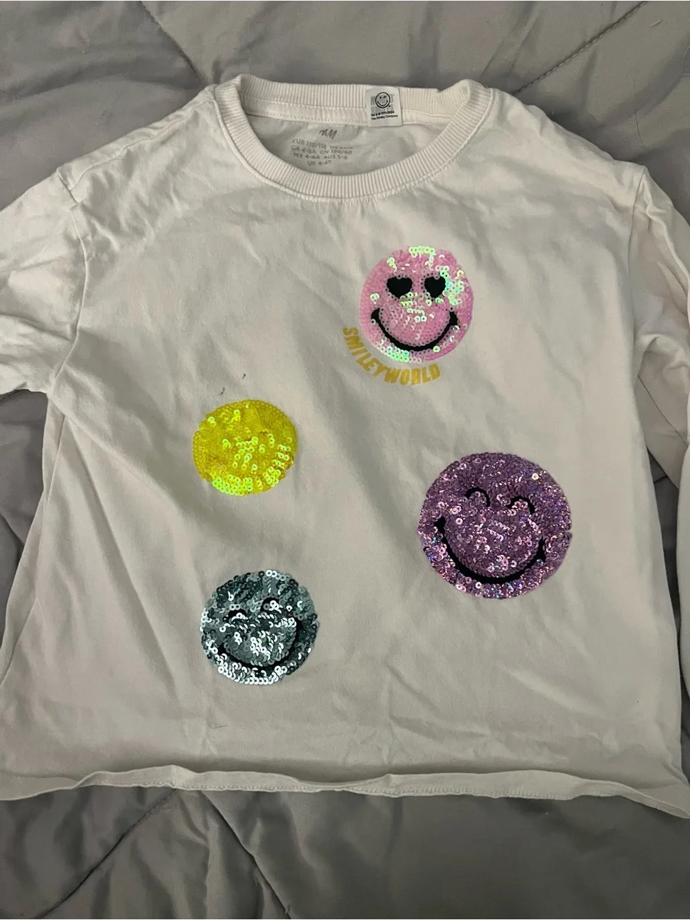 5T girls Smiley Face Matching Sets